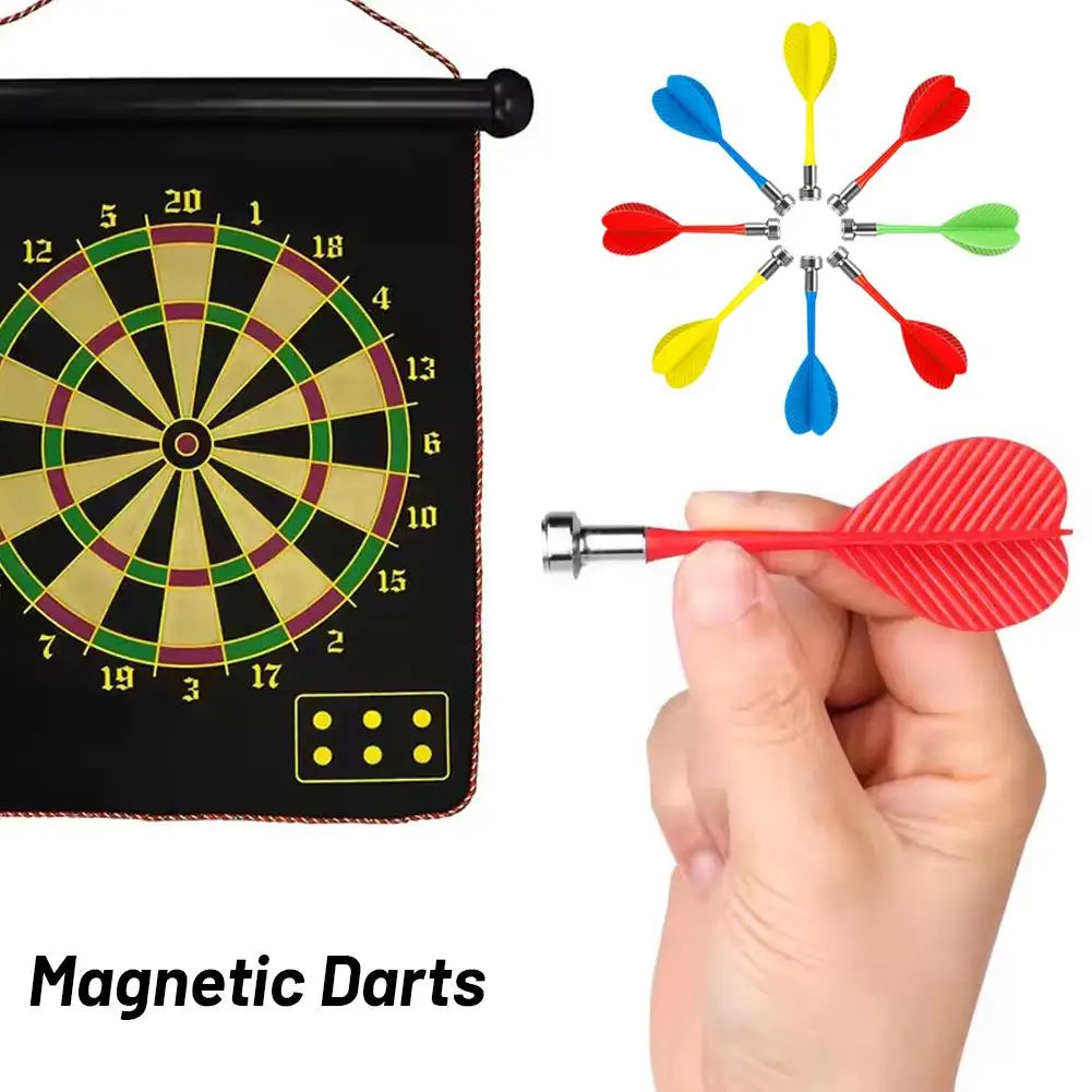 12-Pack Magnetic Safety Darts – Indoor Bullseye Game Kids & Adults