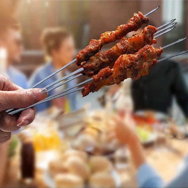 Stainless Steel BBQ Tool Set – 6–8 Pc Outdoor Grill Kit