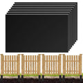 Fence Post Protectors 8-Pack | Waterproof Self-Adhesive PVC Wrap