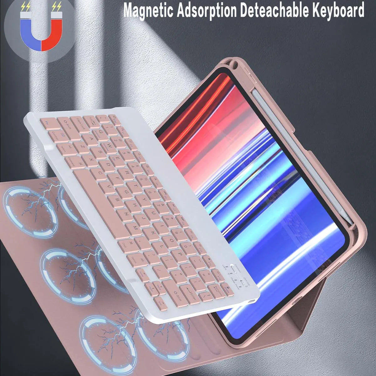 10" Magnetic Bluetooth Keyboard for iPad 10.2–11" | Wireless