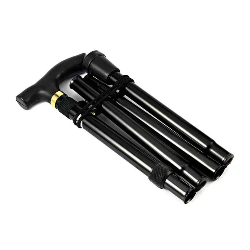 Foldable Aluminum Trekking Pole – Adjustable Hiking Walking Stick