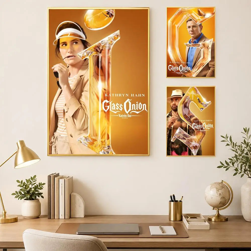 Glass Onion Knives Out Poster – Self-Stick HD PVC Wall Art