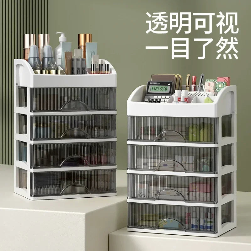 Large Capacity Drawer Makeup Organizer & Lipstick Holder