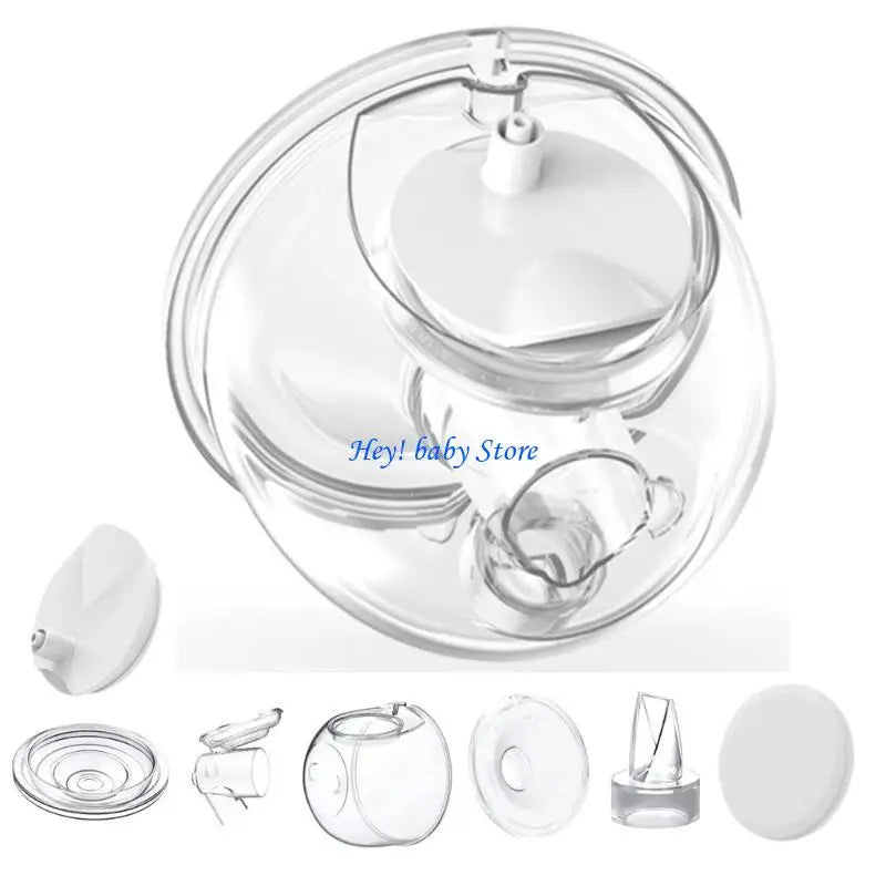 7-Piece Dust Cover Valve Flange Insert Set for S12 Breast Pump