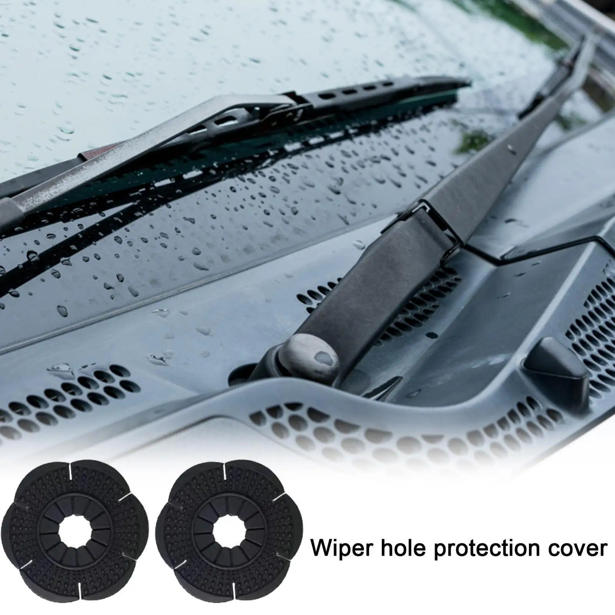 Windshield Wiper Hole Covers Universal Soft Sleeve Car Front