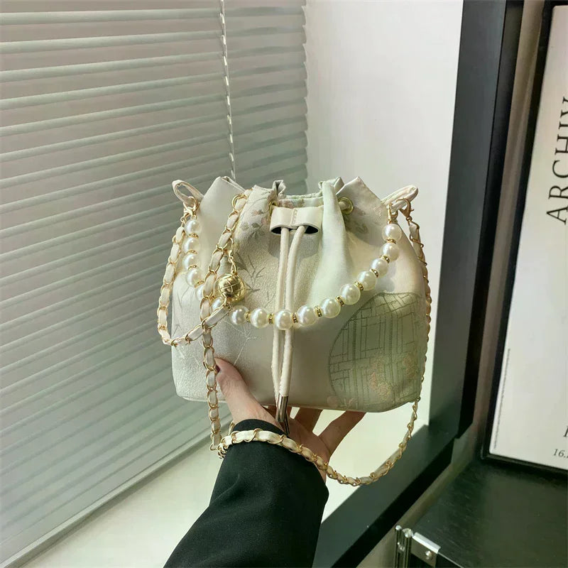 Chinese Embroidery Women's Handbag – Shoulder & Crossbody Tote