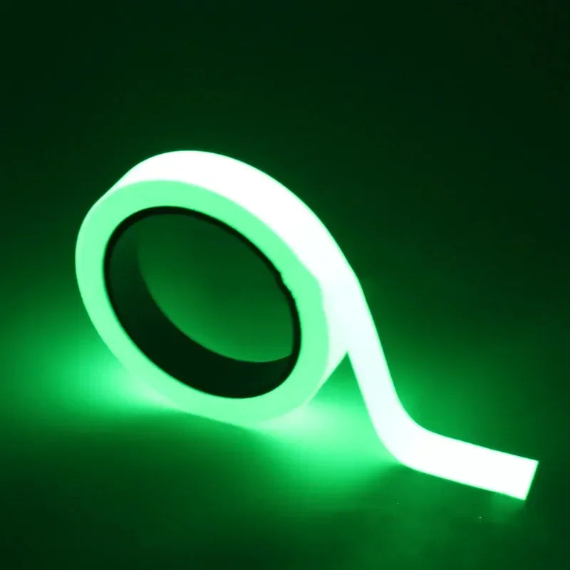 Glow-in-the-Dark Self-Adhesive Tape | Waterproof Luminous Safety