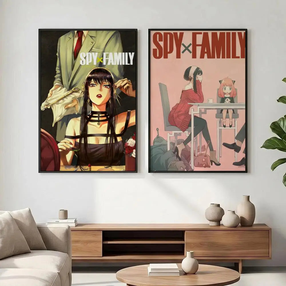 Spy x Family Anime Poster – HD Waterproof Wall Art Decor