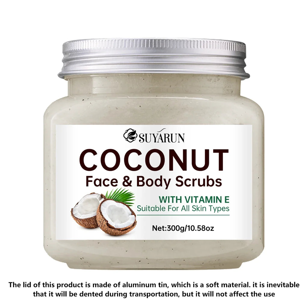 SUYARUN Organic Coconut Sugar Body Scrub 300g – Exfoliating