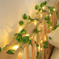 Flower Leaf LED String Lights – Battery Powered Fairy Decor