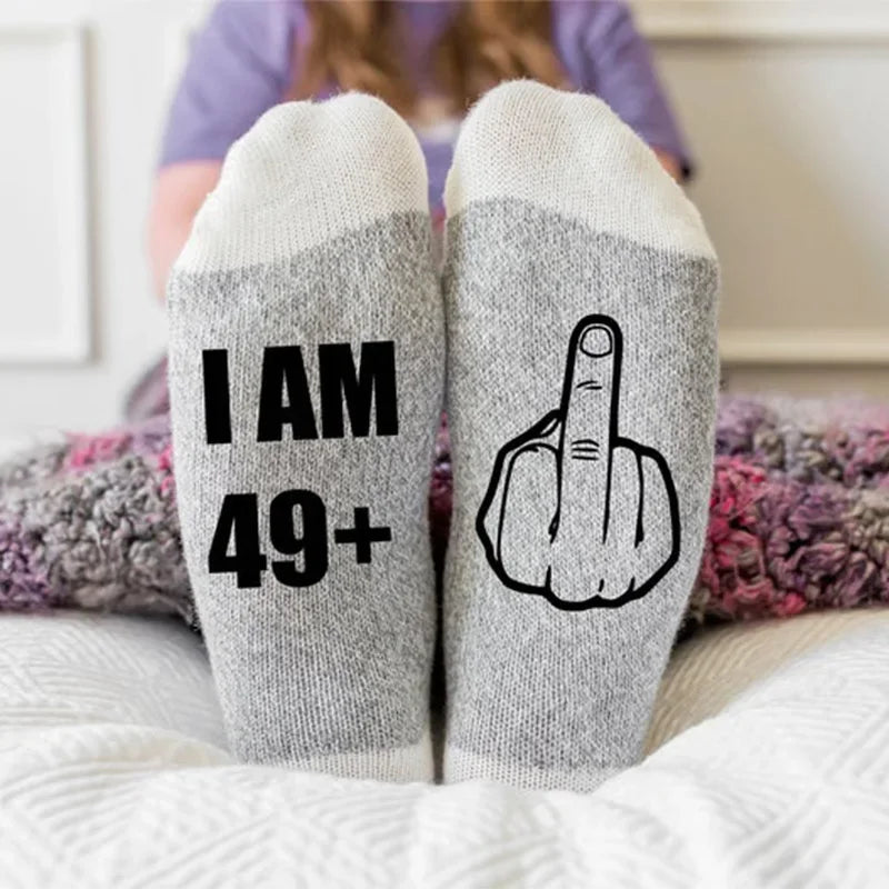 50 & Fabulous Socks – Funny 50th Birthday Gift for Women