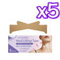 Jaysuing Collagen Neck Lifting Mask – Firm & Brighten 5 Pcs