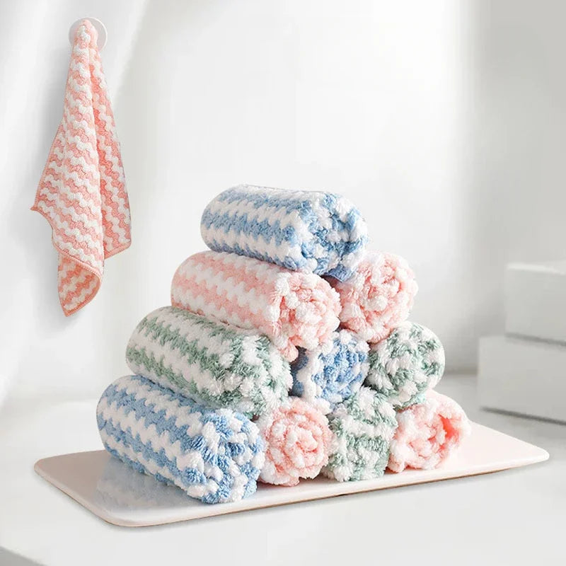 Quick-Dry Microfiber Towels – Absorbent Bath & Kitchen Cloths