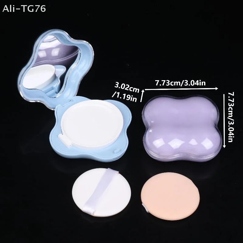 Mini Air Cushion Foundation Case with Puff, Sponge & Mirror