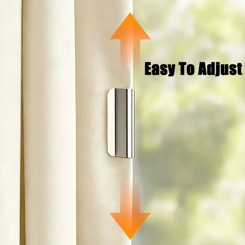 Magnetic Curtain Clips – Block Light & Keep Drapes Closed