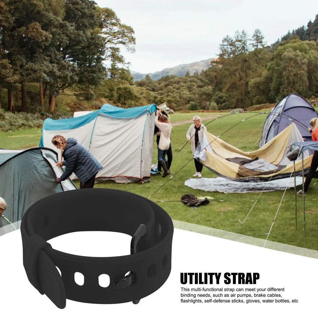 Rubber Utility Cargo Strap with ABS Buckle | Bike & Outdoor