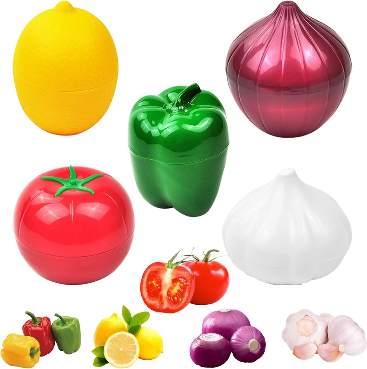 Fruit & Vegetable Keeper Storage Container Set – 4 Pack