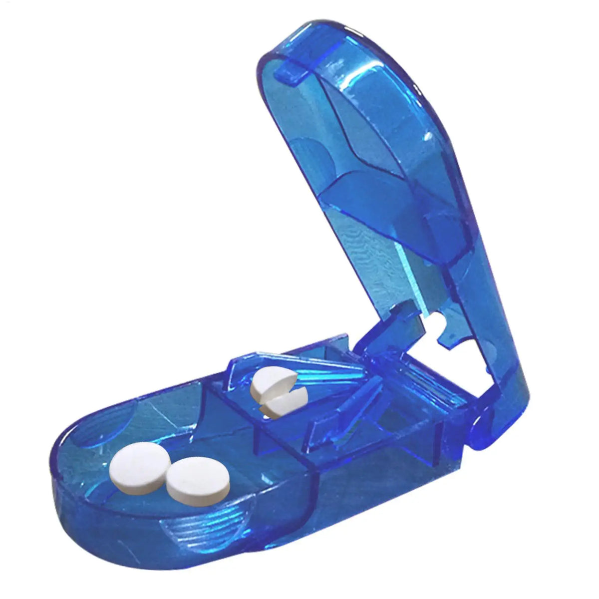 Portable Pill Cutter & Storage Case | Stainless Steel Blade