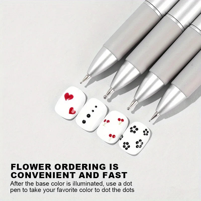 LUXURYTO Nail Dotting Pen – Ballpoint Nail Art Manicure Tool