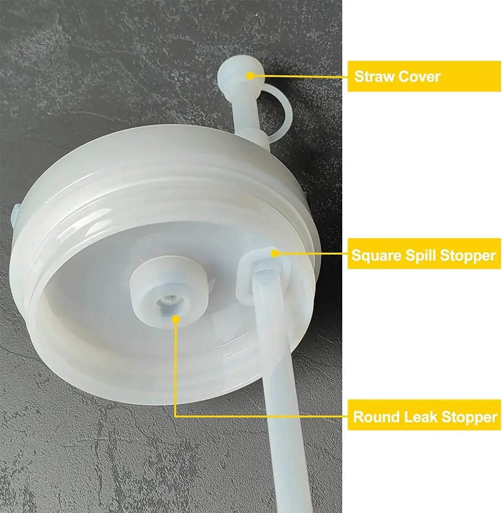Silicone Spill Proof Stopper 3 6 Compatible Stanley Cup Tumbler Water