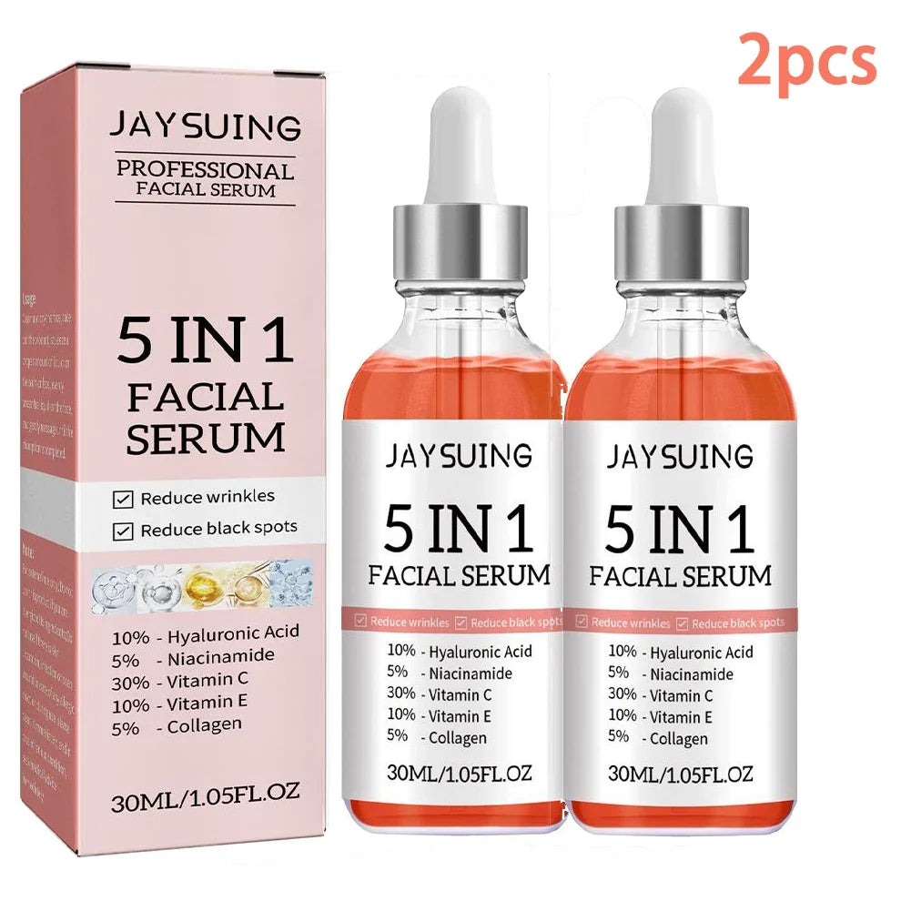 Eelhoe 5-in-1 Face Serum – Vitamin C & Hyaluronic Acid 30ml