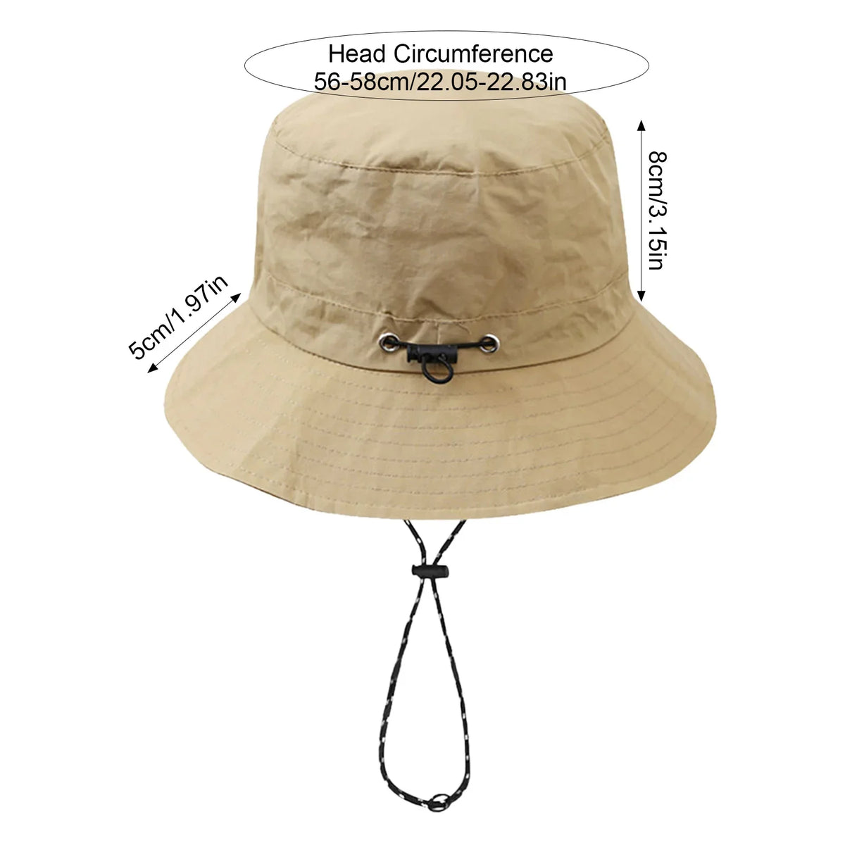 Men's Waterproof Foldable Sun Hat – Quick-Dry Hiking & Travel
