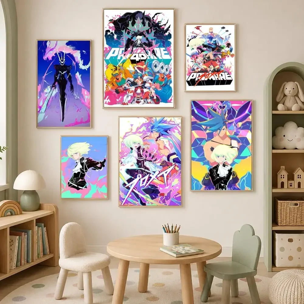 Promare Anime Self-Stick HD PVC Wall Poster – Waterproof Art