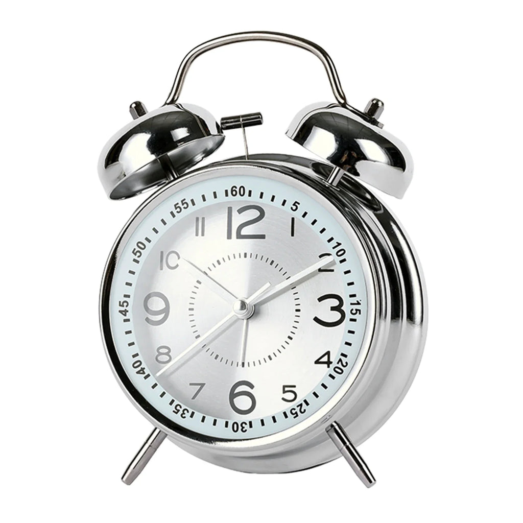 Twin-Bell Vintage Alarm Clock | Loud, Compact & Retro