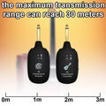 A8 UHF Wireless Guitar System – Transmitter & Receiver Rechargeable