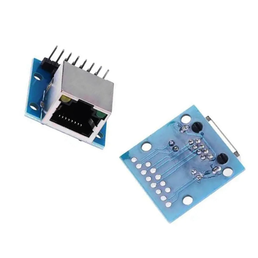 2 5 RJ45 Breakout Board LED Lights 8P8C Female Socket Connector Pitch