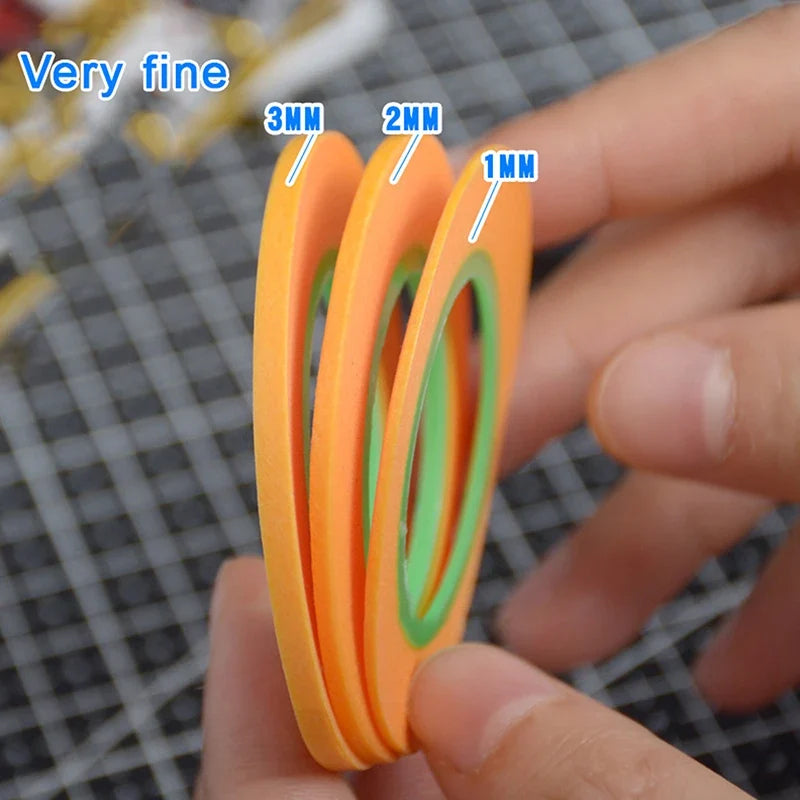 Ultra-Fine Model Masking Tape 1mm 2mm 3mm – 18m Covering Tape