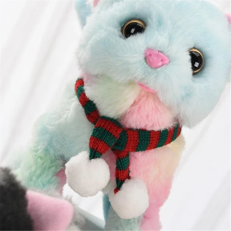 Musical Walking Meowing Cat Plush Toy – Kids Gift