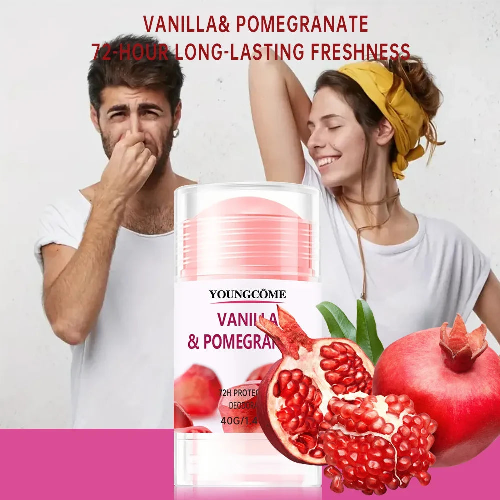 Aluminum-Free Deodorant Stick – Pomegranate & Lemon Verbena 72Hr