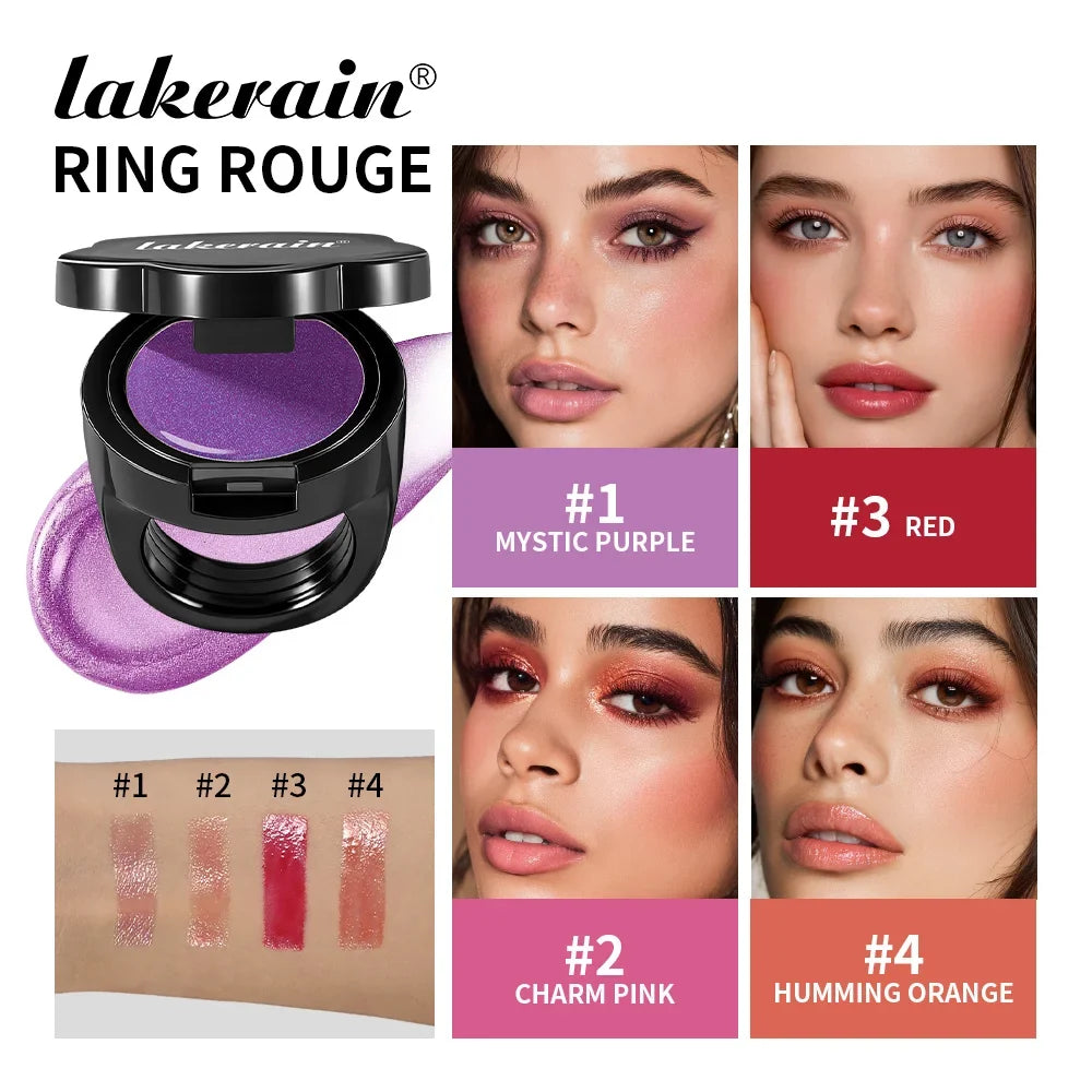 Ring Lipstick Lip & Cheek Color – Jewelry Design, 4 Shades