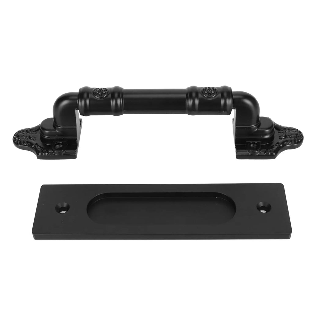 Barn Door Handles Sliding Handle Double Sided Black Pull Gates Garages