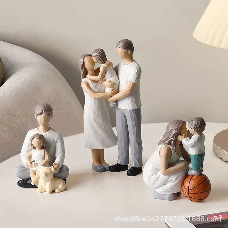 Figure Tabletop Decoration Living Room Home Arts Crafts Creative