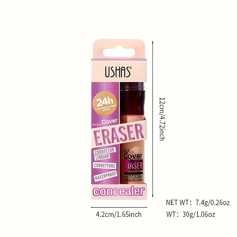 USHAS Sponge Tip Liquid Concealer – Long-Lasting, All Skin Types