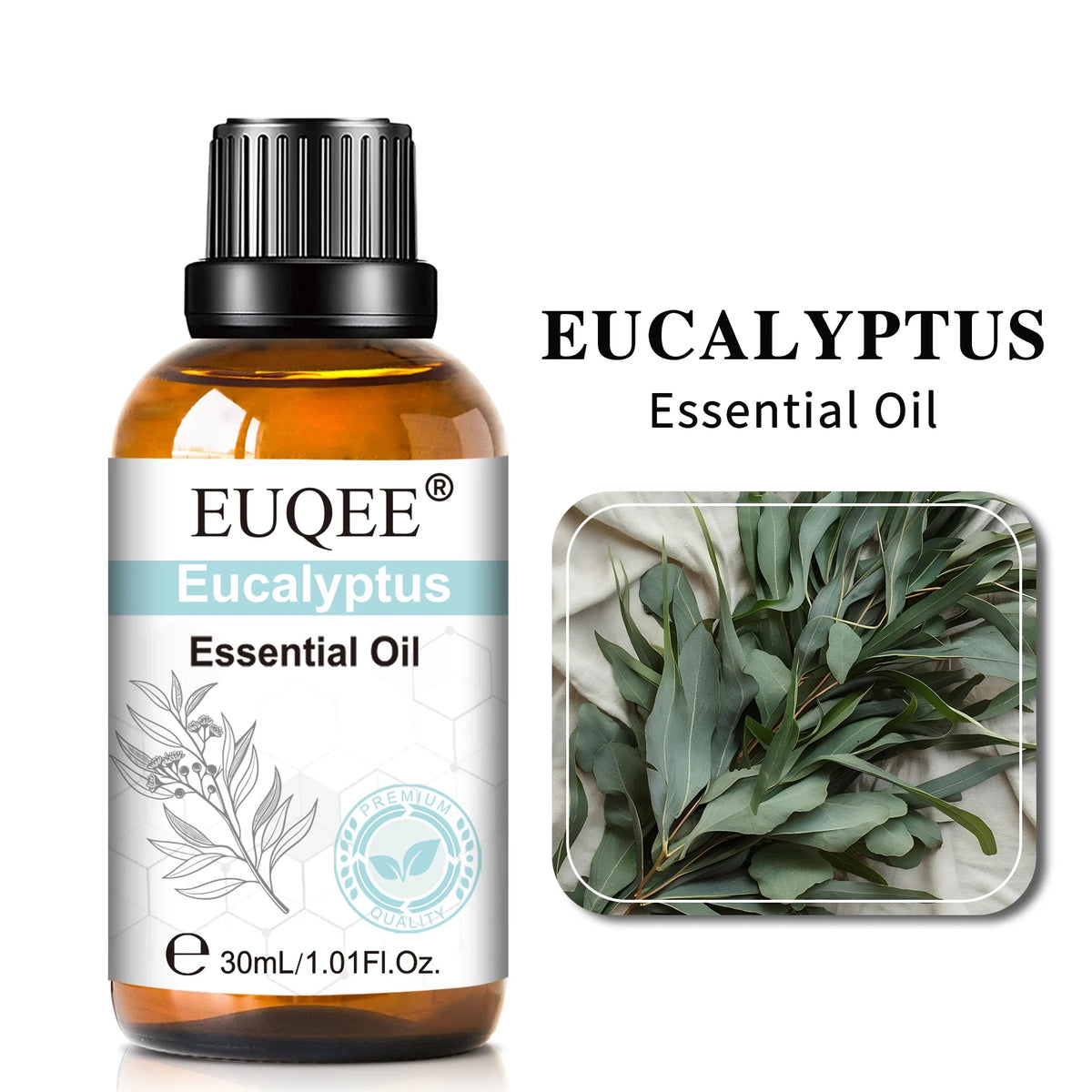 EUQEE 30ml Aromatherapy Essential Oil | Diffuser & Reed Oil