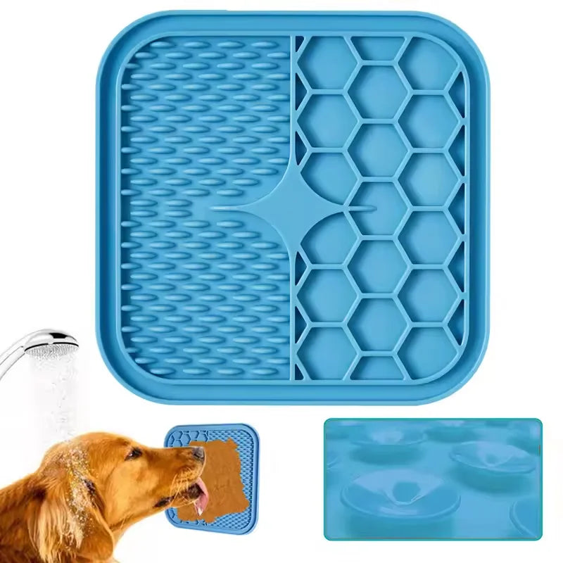 Silicone Slow Feeder Lick Mat for Dogs & Cats | Food Grade