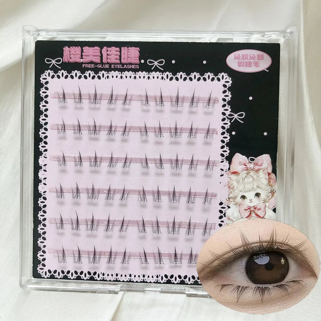 Sunflower No-Glue Lower Lash Clusters | Natural Individual Lashes