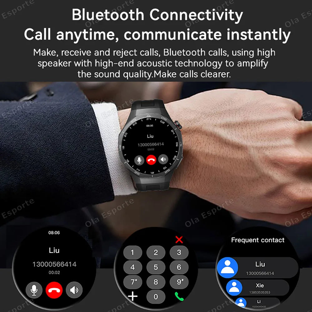 Ola Esporte Smart Watch 1.52" AMOLED Bluetooth Fitness Tracker