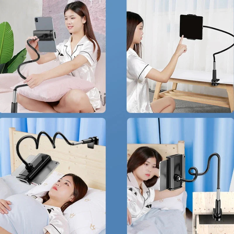 Lazy Bedside Desktop Live Foldable Mobile Phone Tablet Clip Stand