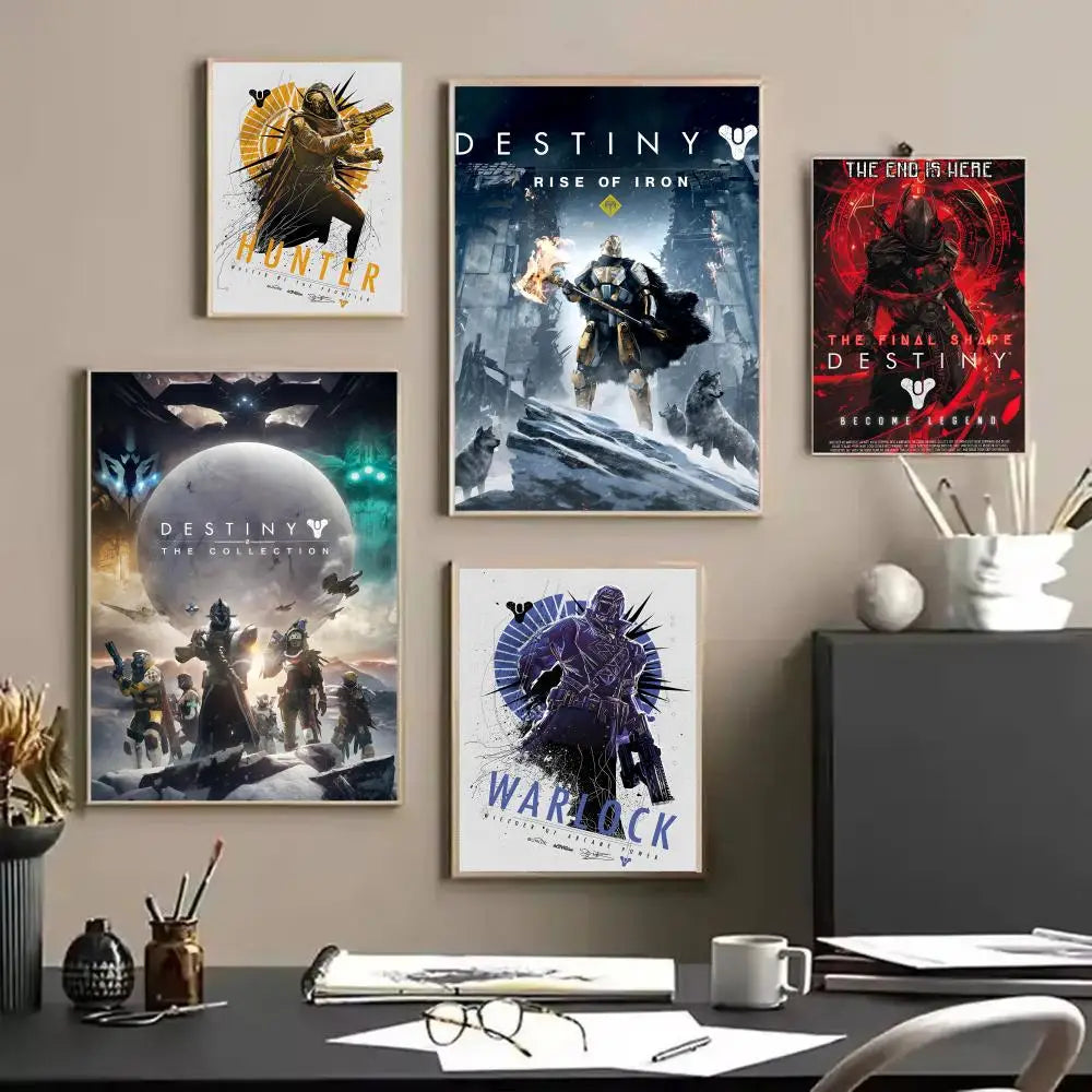 Destiny 2 Canvas Wall Art Poster – UV-Resistant Unframed Print