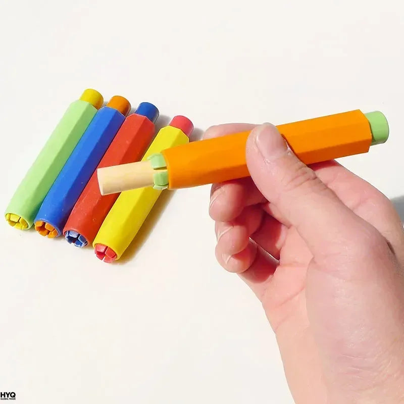 Health Non-toxic Chalk Holder Clip Colourful Holders Clean Teachers