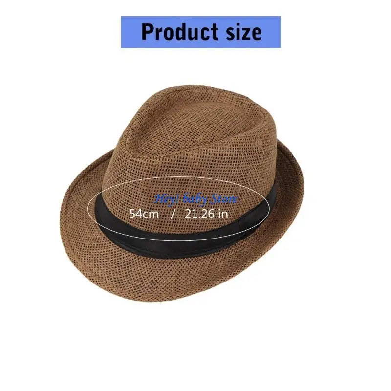 Kids Straw Sun Hat | Beach & Outdoor Cap Boys & Girls