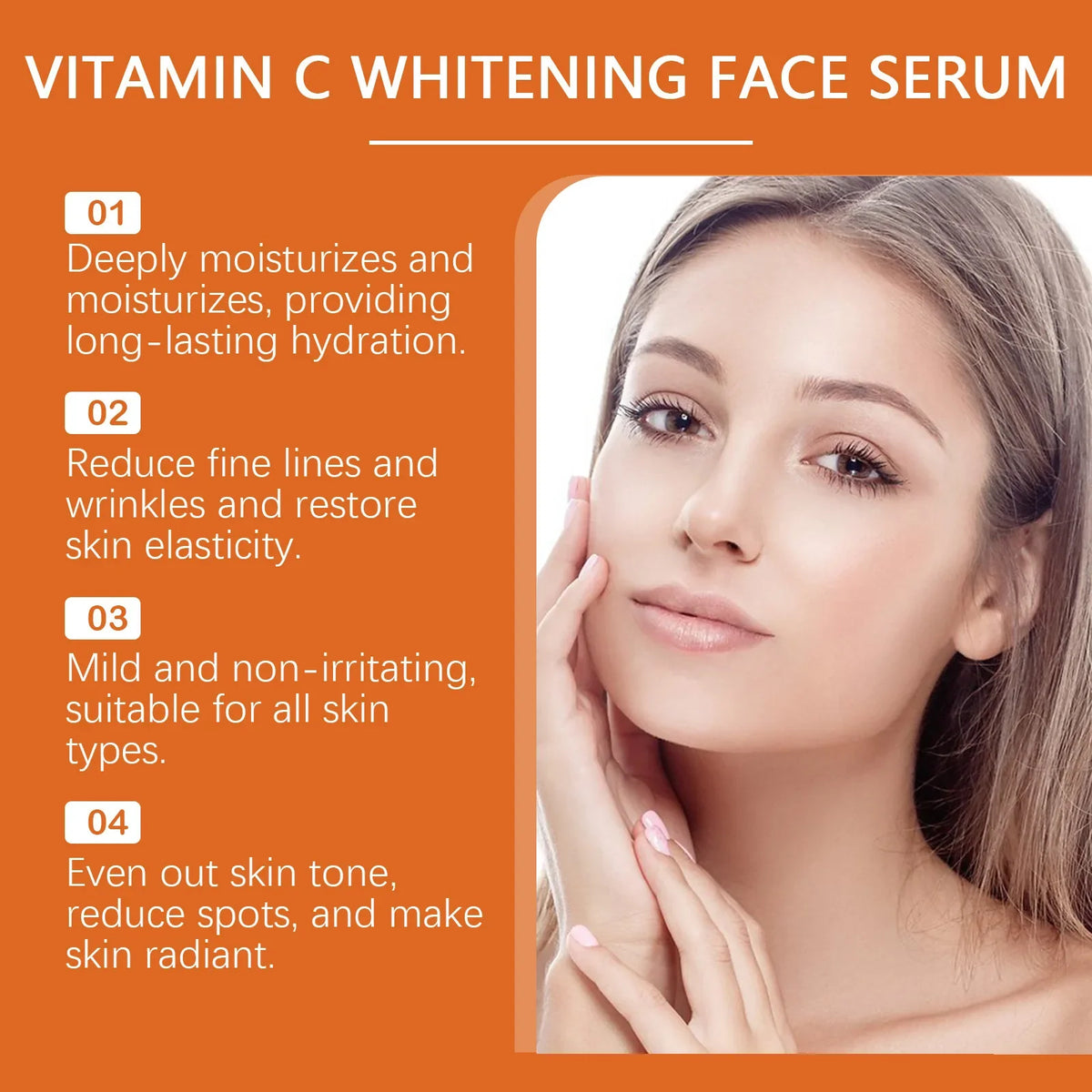 Vitamin C & Hyaluronic Acid Serum – Brighten, Firm & Hydrate