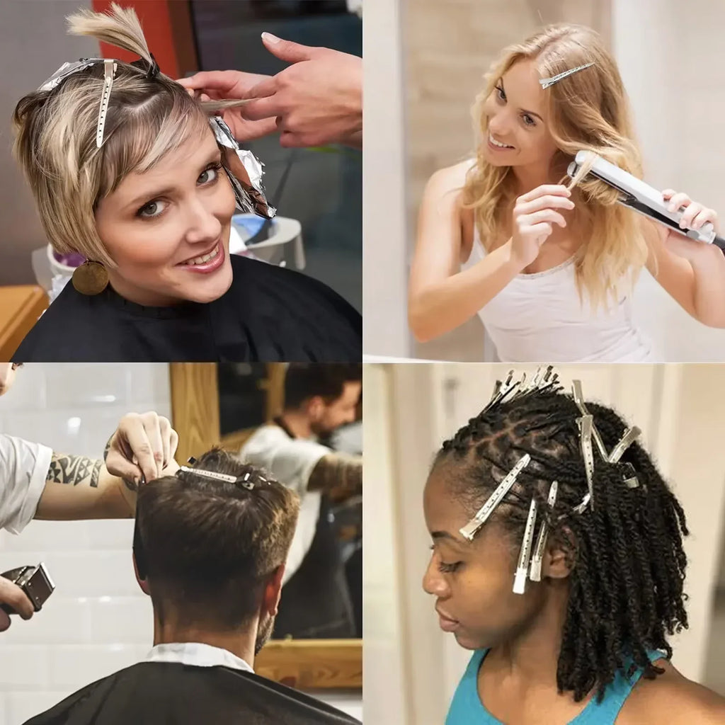 Professional Metal Hair Sectioning Clips | Salon & Extension