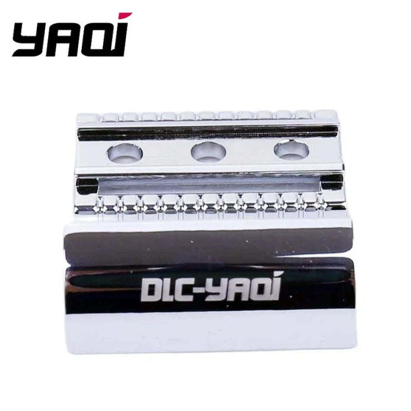 2026 YAQI Chrome Mens Safety Razor Head Shaving Single
