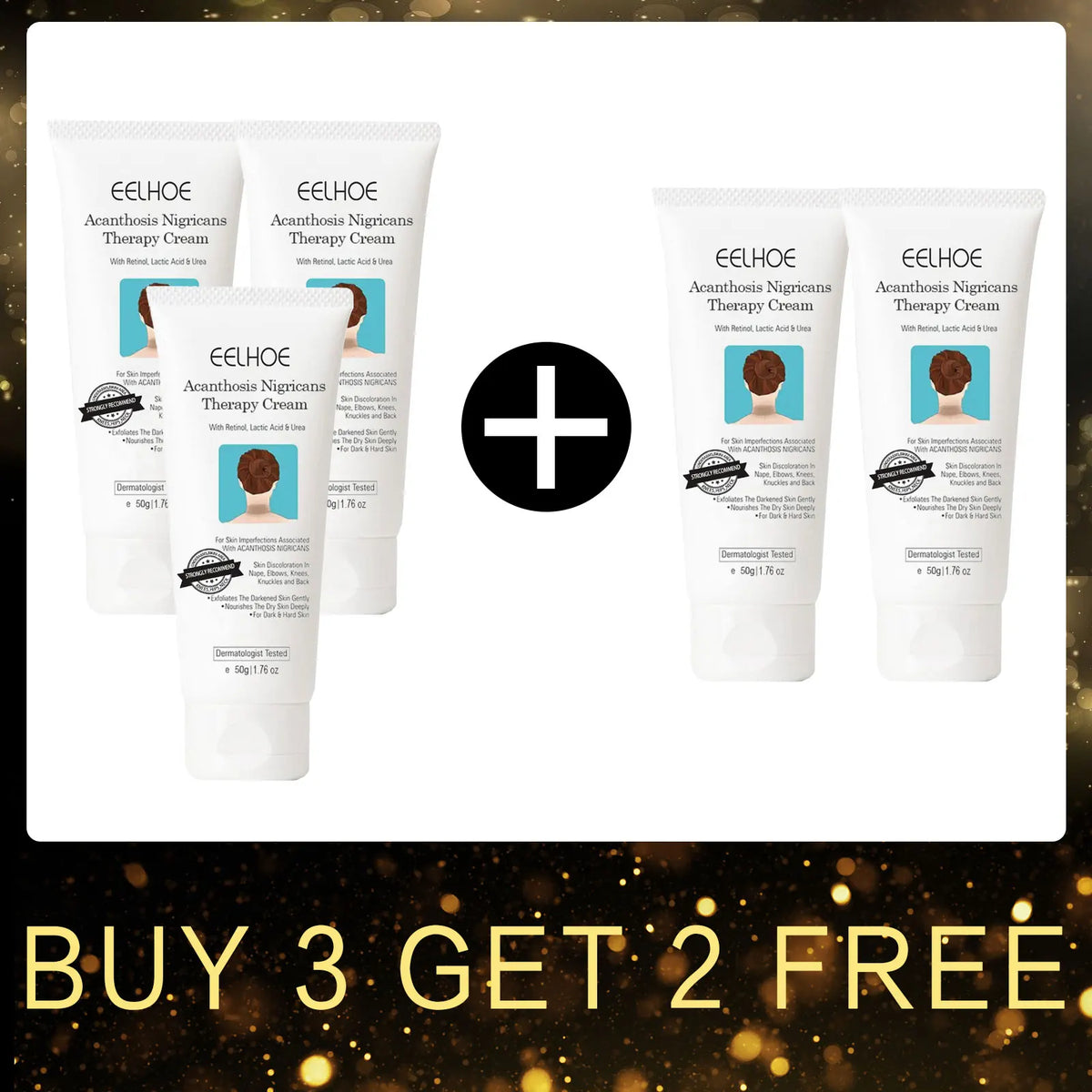 EELHOE Skin Brightening Body Cream – Neck, Underarm & Knees