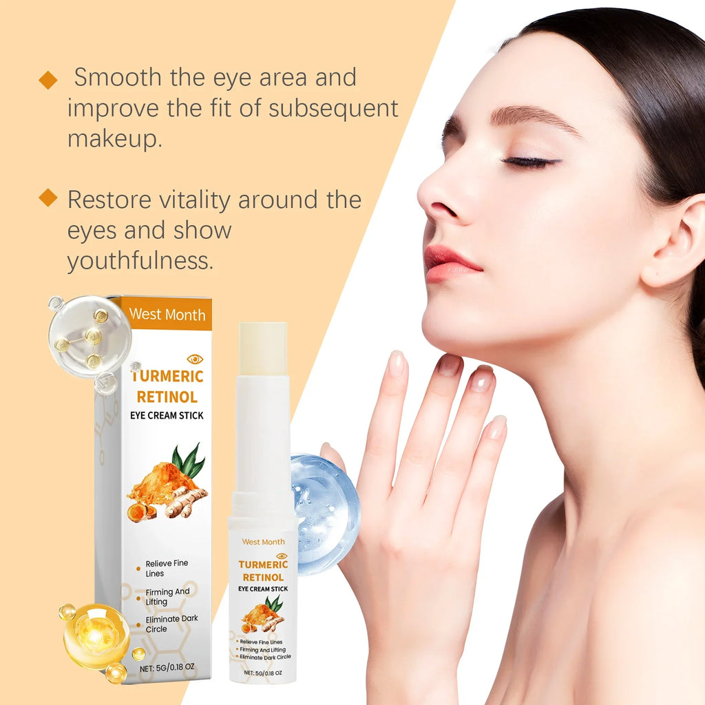 Turmeric Retinol Eye Cream Stick – Brighten & Firm Eyes